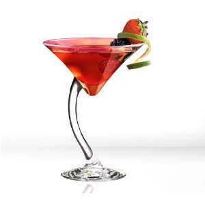  Swerve Martini Glasses