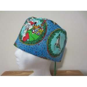   Mens Scrub Cap, Surgical Hat, Bugs Bunny Santa Claus: Everything Else
