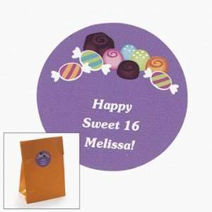   Sweet Treat Favor Stickers   Party Themes & Events & Party Favors