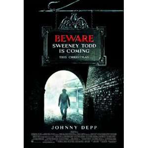 Sweeney Todd Original Movie Poster 27x40