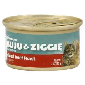  Wgmns Buju & Ziggie Food for Cats, Sliced Beef Feast in 