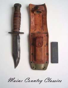 Vintage 1969 ONTARIO MILITARY SURVIVAL FIGHTING KNIFE  