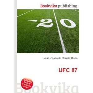  UFC 87 Ronald Cohn Jesse Russell Books