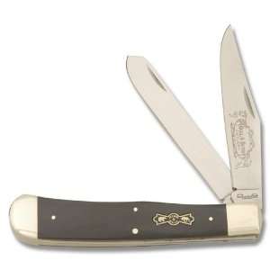  Frost Cutlery Bull & Bear Large Trapper with Buffalo Horn 