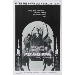 Premature Burial Poster D 27x40 Ray Milland Richard Ney Hazel Court 
