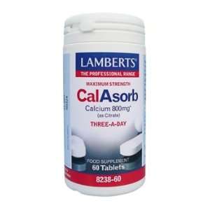  Lamberts CalAsorb (as citrate) 60 tablets Health 