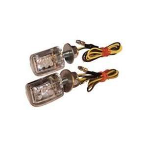    RUMBLE CONCEPT MIGHTY LED TURN SIGNALS (CHROME/CLEAR): Automotive