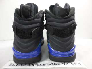 Nike Air Jordan VIII 8 Retro i iv vi xi BLACK AQUA 10.5  