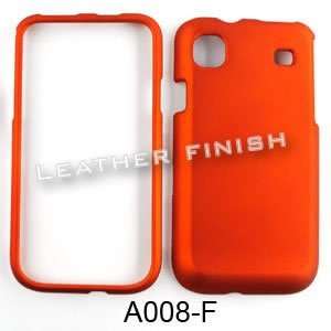 Samsung Vibrant T959 Honey Burn Orange, Leather Finish Hard Case/Cover 