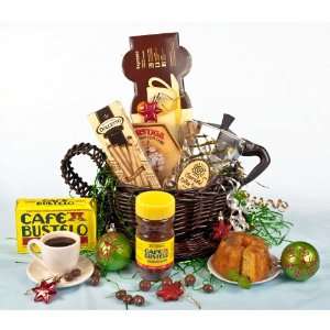 Bustelo Cuban Cafecito Gift Basket with Bustelo Instant