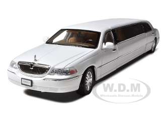   town car limousine white by sunnyside has steerable wheels brand new