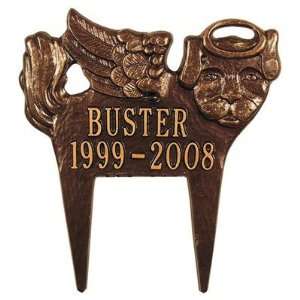   Pet Memorial / Angel Dog Plaque Finish: Black and Gold: Toys & Games