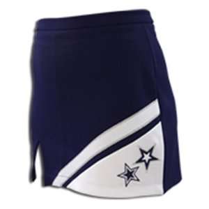  Pizzazz Cheerleaders Supernova Uniform Skirts NAVY / WHITE 