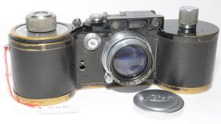 Rare Leica 250 GG Reporter black with 12/5cm Summitar (s/n 300077 