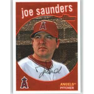  2008 Topps Heritage Chrome #C201 Joe Saunders   Los 