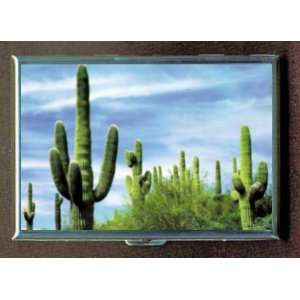 CACTUS GORGEOUS NATURE PHOTO ID Holder, Cigarette Case or Wallet: MADE 