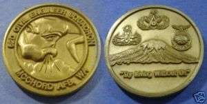 62D Civil Engineer Squadron McChord AFB WA USAF Coin  
