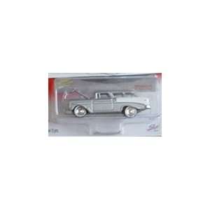    Johnny Lightning Tri Chevy 1956 Chevy Nomad SILVER: Toys & Games