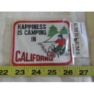  Happiness is Camping in California Patch: Everything Else