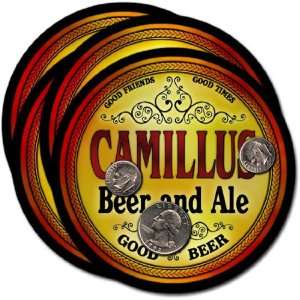  Camillus, NY Beer & Ale Coasters   4pk 