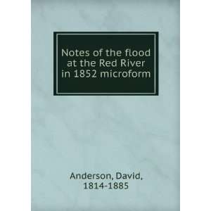  Notes of the flood at the Red River in 1852 microform 