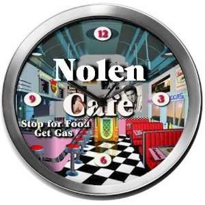  NOLEN 14 Inch Cafe Metal Clock Quartz Movement Kitchen 