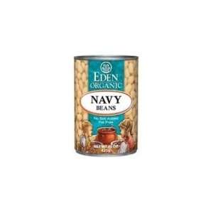 Eden Foods Navy Beans Can (12x15 OZ) Grocery & Gourmet Food