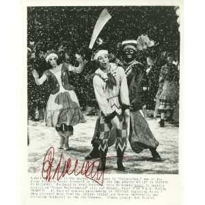 Rudolf Nureyev Petrouchka Ballet Legend Autographed Vintage Publicity 