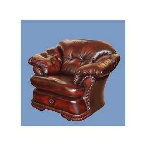  Carlton Leather Club Chair: Home & Kitchen
