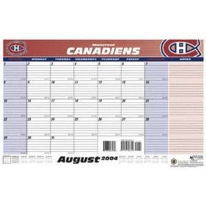   Montreal Canadiens 2004 05 Academic Desk Calendar