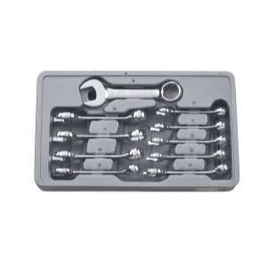  10PC STUBBY WRENCH SET 10 19MM