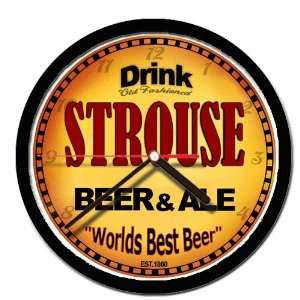  STROUSE beer and ale cerveza wall clock: Everything Else