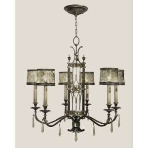   Candle 1 Tier Chandelier Lighting, 6 Light, 360 Total Watts, Iron