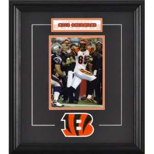  Chad Ochocinco Framed 6x8 Photograph with Team Logo 