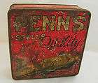 antique 1922 red chewing tobacco advertising tin penn s cc