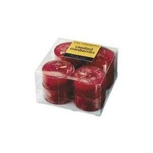  Candle lite Sented Tealights Candied Cranberries Set of 8 