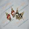 4pcs GOLD RCA Jack Female Chassis Connector AMP sockets  