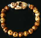 108 Ox Bone Skull Beads Tibet Buddhist Prayer Mala  