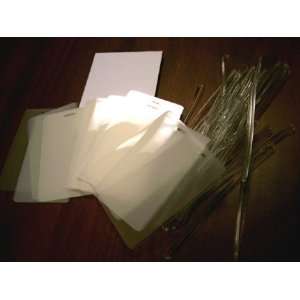   Hot Laminating Pouches Qty 25 of each, Slotted Laminator Pockets 2 1/2