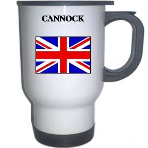  UK/England   CANNOCK White Stainless Steel Mug 