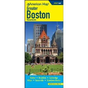   Map 513984 Greater Boston Massachusetts Street Map: Office Products