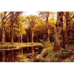   Peder Mork Monsted   24 x 16 inches   A Forest Stre Home & Kitchen