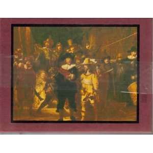   : The Night Watch By Rembrandt Laser Cut Wooden Puzzle: Toys & Games