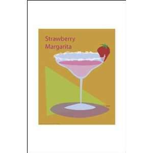  Strawberry Margarita by Atom. Size: 11 inches width by 17 