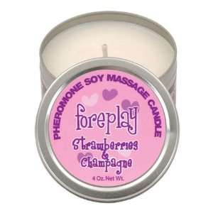   massage candle   4 oz strawberries and creme