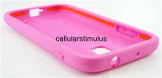 OEM T Mobile D3O Pink Flex Hard Gel Case Samsung Galaxy S II T989 