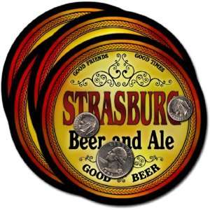  Strasburg , CO Beer & Ale Coasters   4pk 