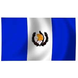  Guatemala Flag (With Seal) 4X6 Foot Nylon PH Patio, Lawn 