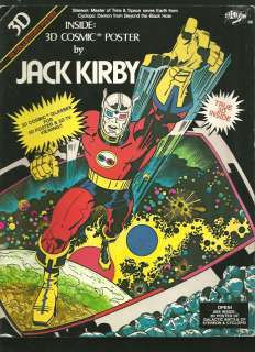 Jack Kirby 3D 1982 cosmic poster Cyclops vs Stereon  