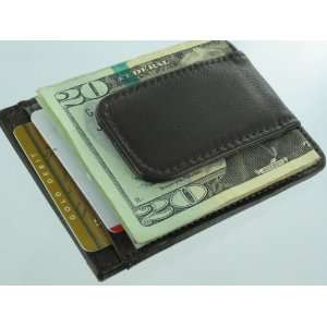   Mens Mens Wallet Credit Card Holder Storage w Megnetic Money Clip